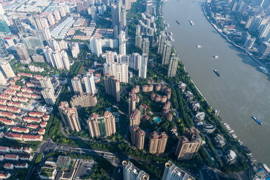 上海黃浦江沿岸風(fēng)光
