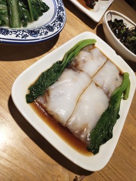 蝦仁腸粉特寫