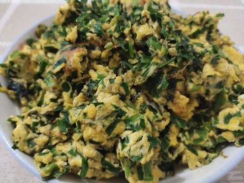 韭菜炒鴨蛋