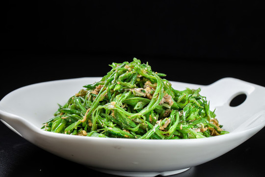 蝦醬蕓豆絲