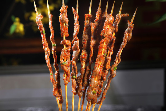 烤牛肉串
