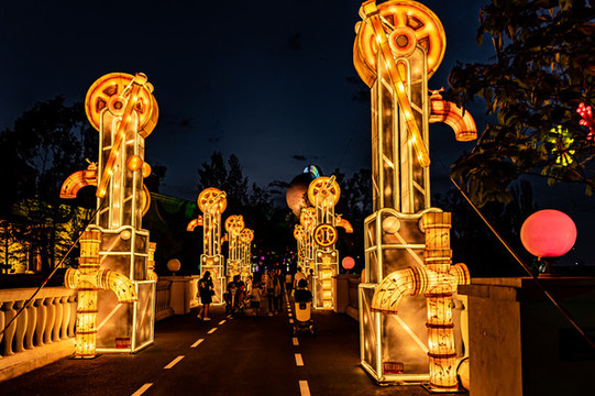 中國(guó)長(zhǎng)春長(zhǎng)影第五屆消夏燈會(huì)場(chǎng)景