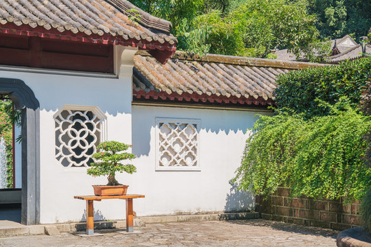 武漢黃鶴樓公園的園林建筑和風光