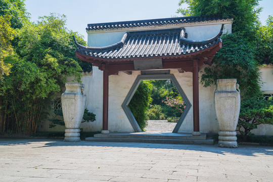 武漢黃鶴樓公園的園林建筑和風光
