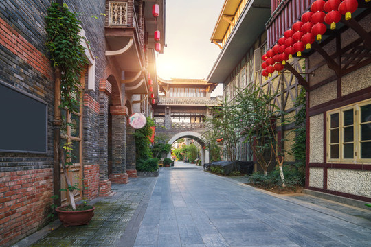 武漢漢口里古建筑群和古鎮(zhèn)街景