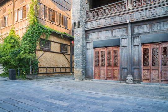 武漢漢口里古建筑群和古鎮(zhèn)街景