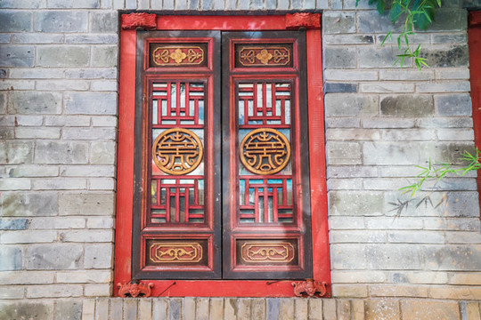 中國傳統古典特色古建筑木窗