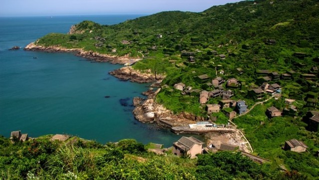 舟山枸杞島無人村j海岸風(fēng)光