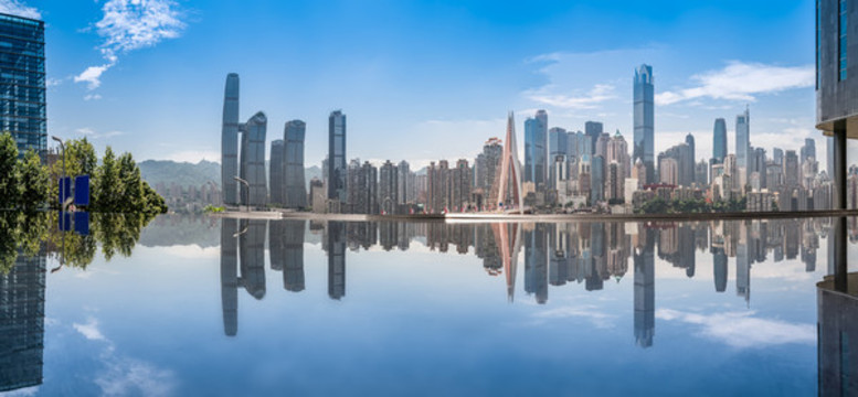 重慶城市建筑景觀天際線