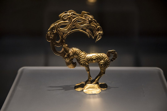陜西歷史博物館戰(zhàn)國(guó)至西漢金怪獸