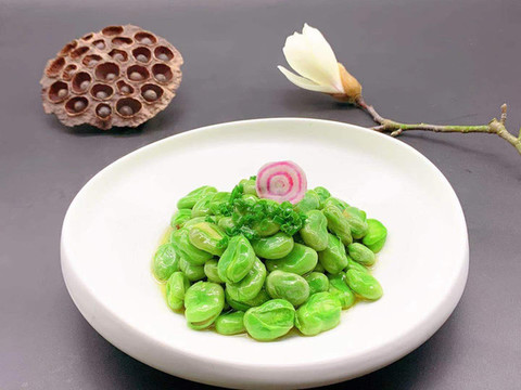 蔥油蠶豆