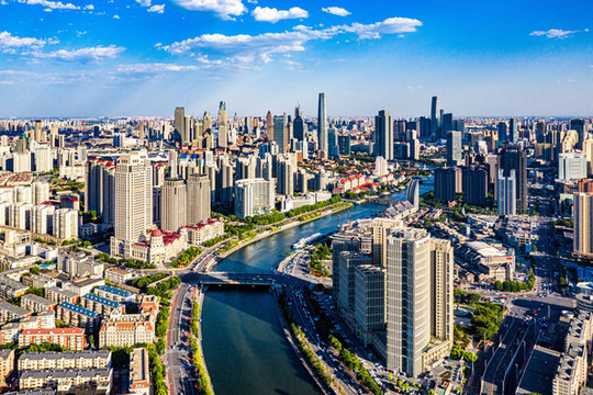 天津城市風(fēng)光海河美景