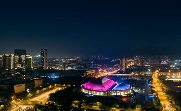 義烏城市夜景
