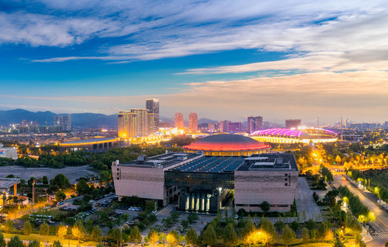 義烏城市夜景