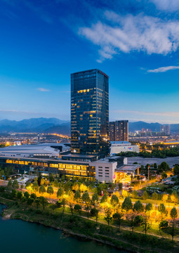 義烏城市夜景