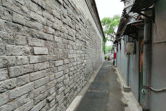 北京后海夾道