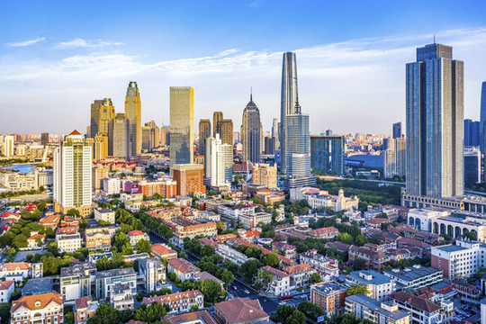 天津城市風(fēng)光海河美景