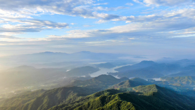 河南信陽靈山風(fēng)景區(qū)九里水庫