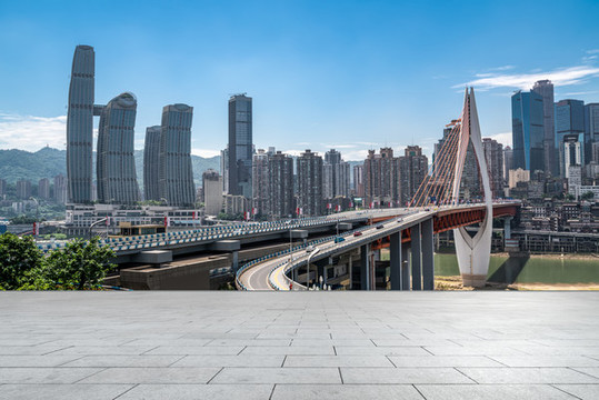 地磚地面和重慶建筑景觀
