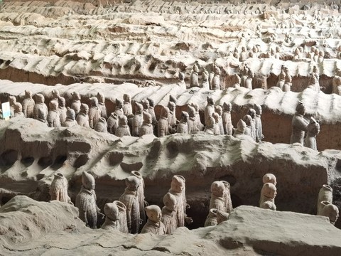 西安兵馬俑坑