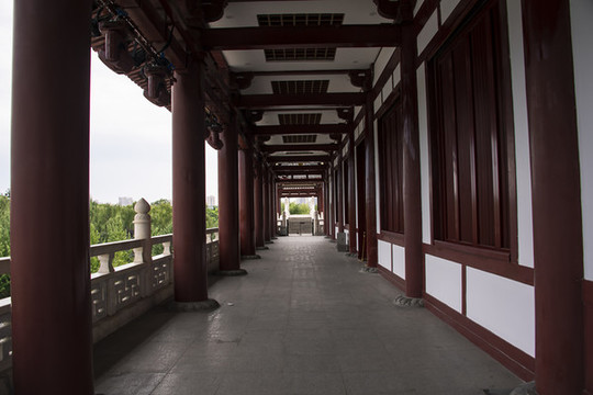 陜西西安大唐芙蓉園仿唐建筑