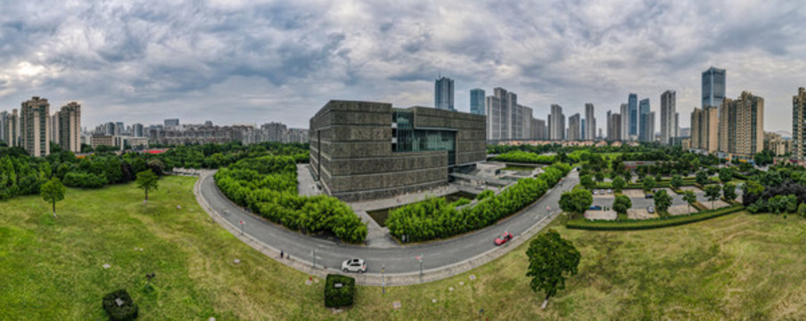 安徽省博物院航拍全景