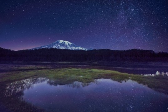夜空與星空