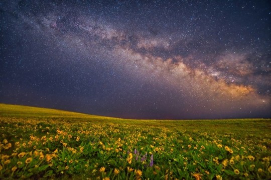 夜空與星空