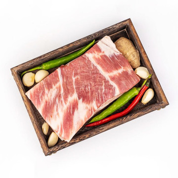 擺盤五花肉