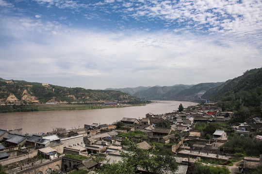 中國山西臨縣磧口古鎮(zhèn)傳統(tǒng)民居