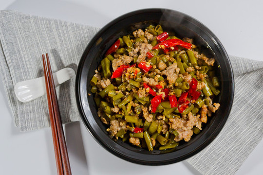 肉末酸豆角
