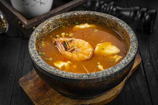 大蝦豆腐湯