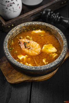 大蝦豆腐湯