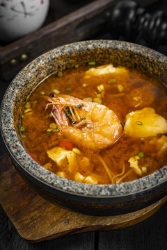 大蝦豆腐湯