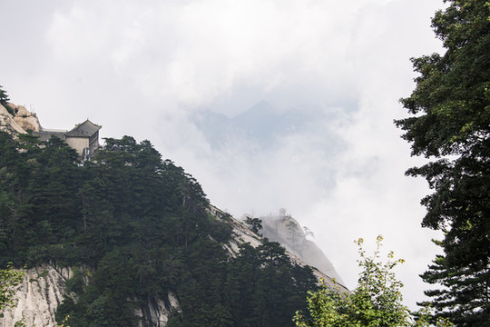 中國陜西華山東峰風光