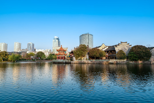 浙江寧波中式園林景觀