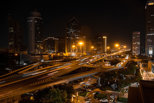 國(guó)貿(mào)橋夜景