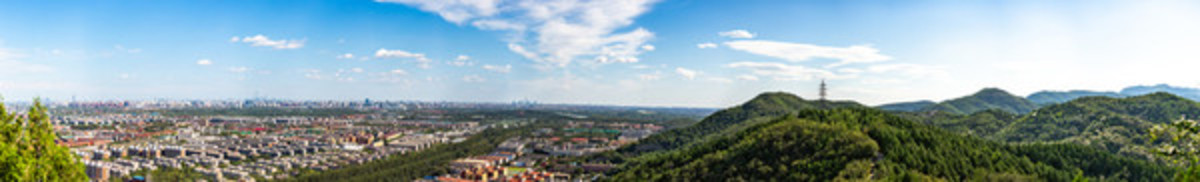 北京百望山全景圖