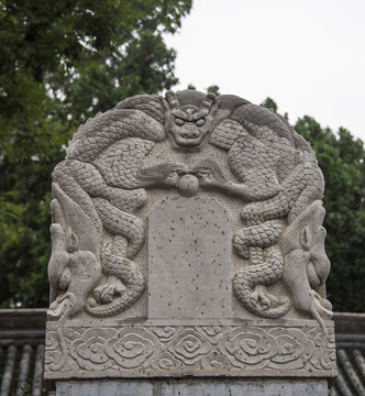 中國陜西西安華清宮龍石雕
