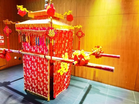 古代婚俗舊式花轎