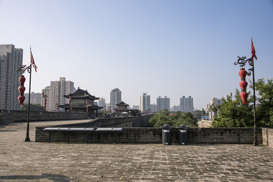 中國陜西西安長樂門明城墻