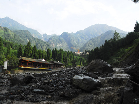龍門山地震帶泥石流災害