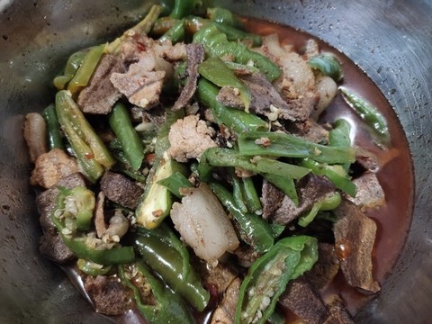 青椒炒豬肝