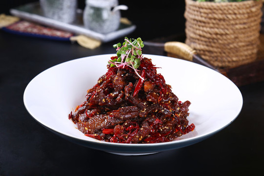 香辣牛肉絲