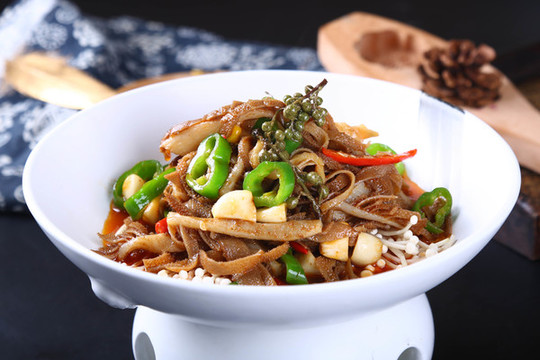下飯毛肚