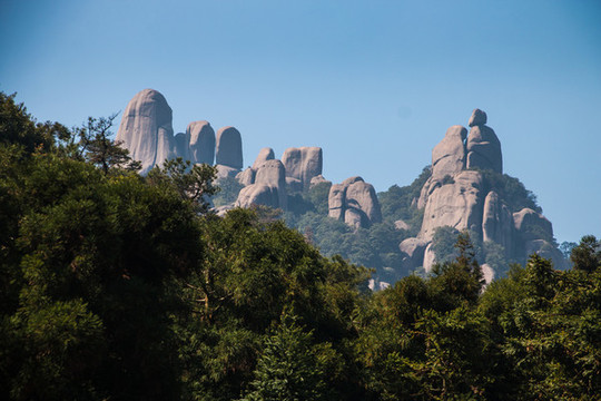 寧德太姥山奇特石頭風(fēng)景