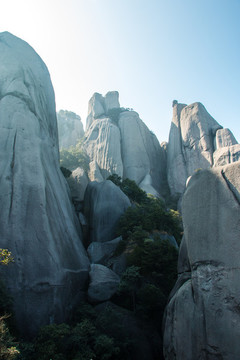 寧德太姥山奇特石頭風景
