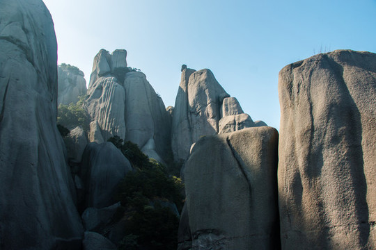 寧德太姥山奇特石頭風景