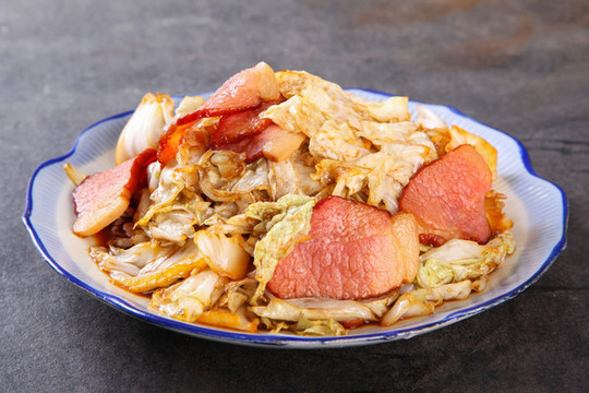 白菜炒臘肉
