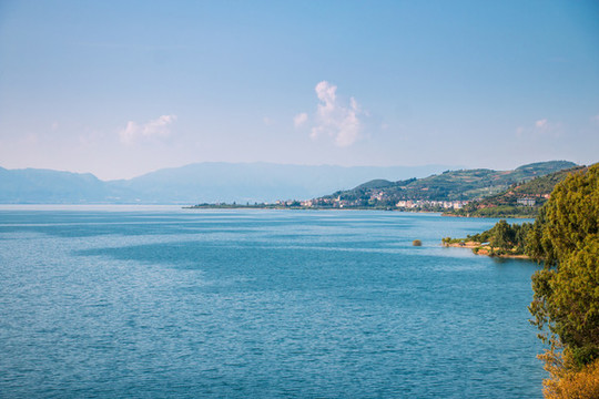 云南昆明撫仙湖美景